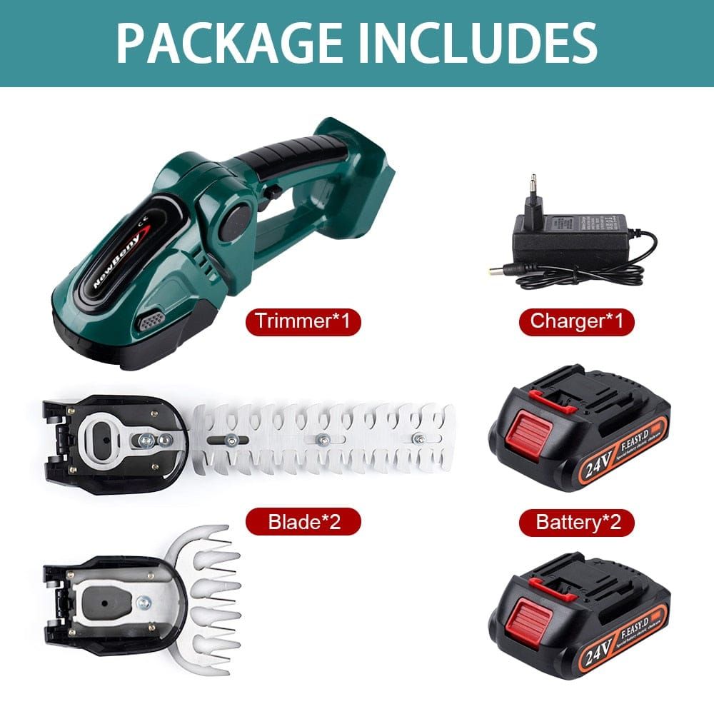 HedgeGenie™️- 2 In 1 Cordless Electric Hedge Garden Trimmer - strohmly.com