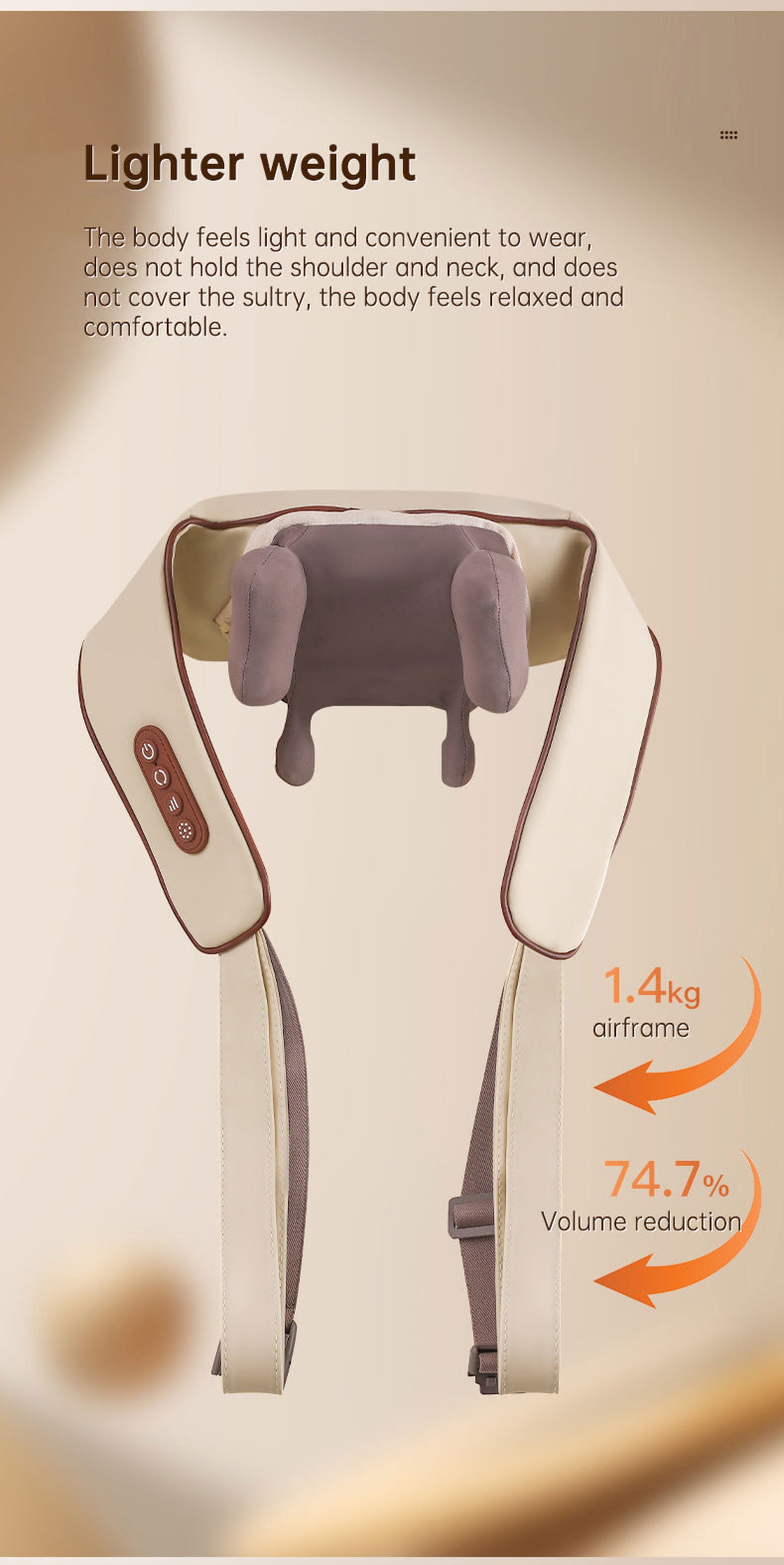 Heating Vibration Neck Massager - strohmly.com