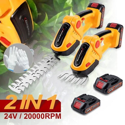 HedgeGenie™️- 2 In 1 Cordless Electric Hedge Garden Trimmer - strohmly.com