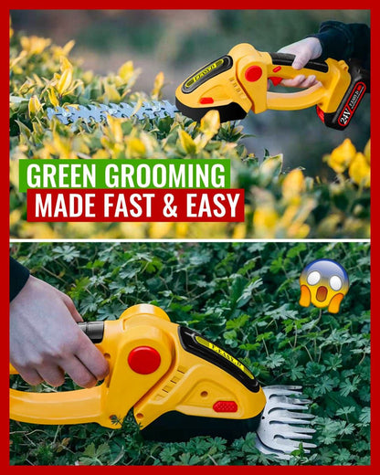 HedgeGenie™️- 2 In 1 Cordless Electric Hedge Garden Trimmer - strohmly.com