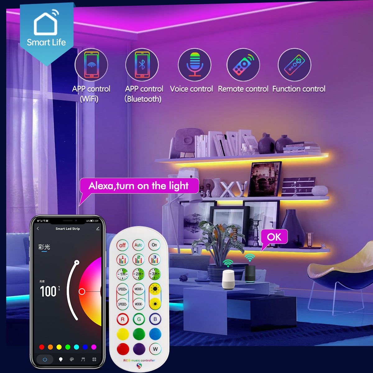 LuminaWifi™ - The Smart Neon Strip (4.8 Rating Out 5 Stars) - strohmly.com