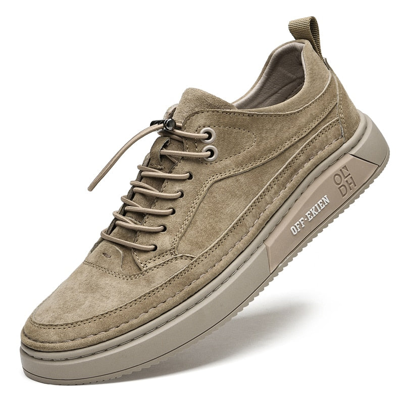 Men's Oxford Khaki Casual Shoes