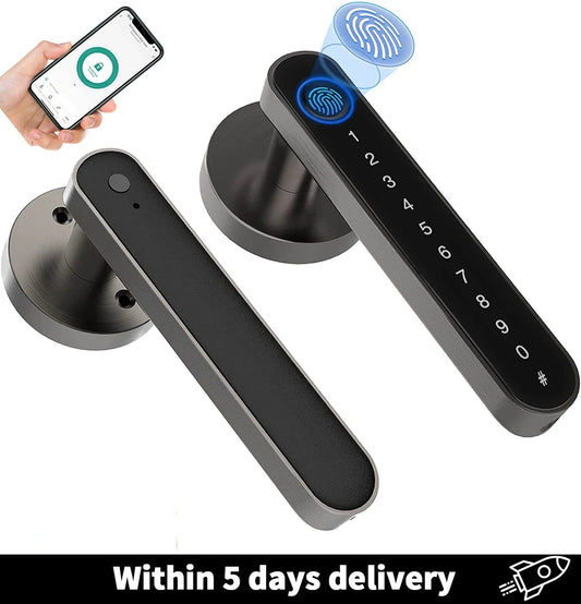 SecureTouch™ Smart Fingerprint Door Lock - strohmly.com