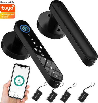 SecureTouch™ Smart Fingerprint Door Lock - strohmly.com