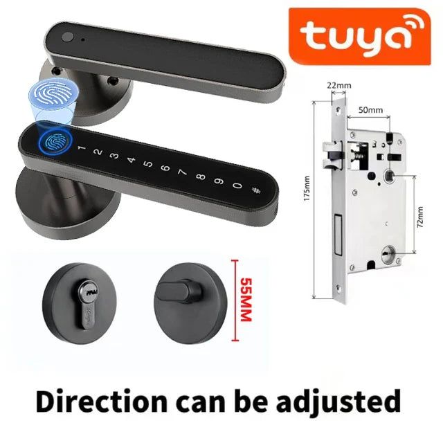 SecureTouch™ Smart Fingerprint Door Lock - strohmly.com