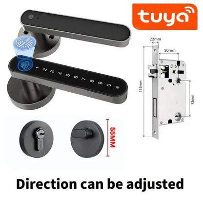 SecureTouch™ Smart Fingerprint Door Lock - strohmly.com