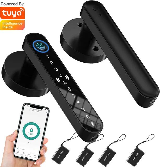SecureTouch™ Smart Fingerprint Door Lock - strohmly.com
