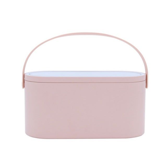 Travel Makeup With LED Light Up Mirror - strohmly.com