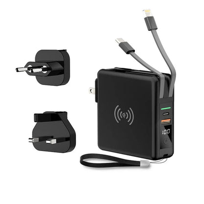 Travel Pro 5 In 1 Power Bank With Case - strohmly.com